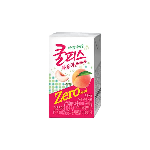 쿨피스 제로 복숭아