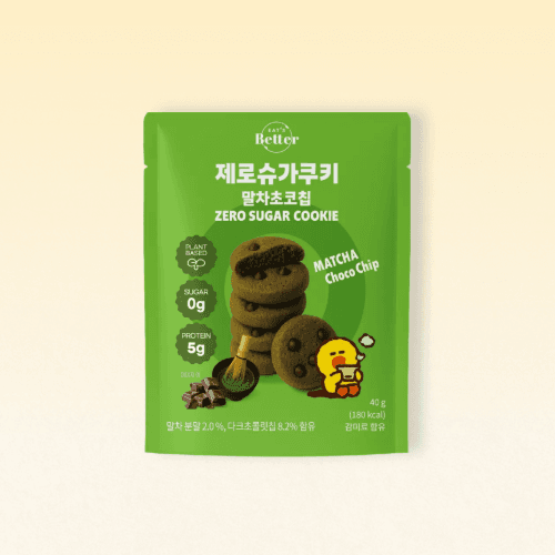 잇츠베러 제로슈가쿠키 말차초코칩
