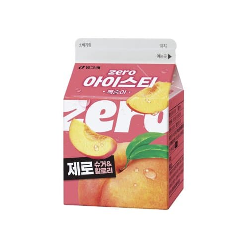 빙그레 제로 아이스티 복숭아